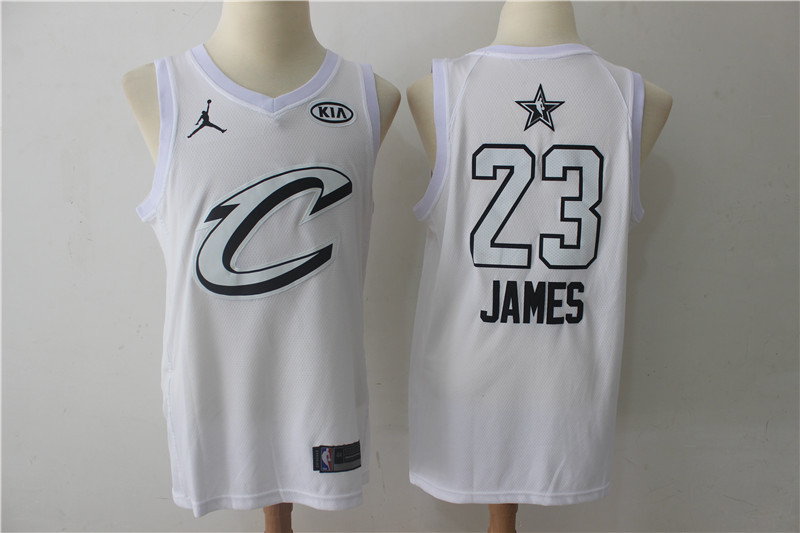 Men Cleveland Cavaliers #23 James White 2108 All Stars NBA Jerseys